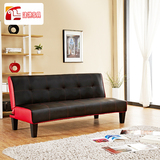 沙发床可折叠皮艺客厅双人1.8米简约现代多功能沙发床大部可包邮