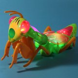 八月十五灯笼宫灯螳螂灯笼卡通玩具电动万向螳螂3D灯光音乐逼真