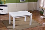 大理石餐桌椅组合现代简约餐桌组合套餐纯白色钢琴烤漆饭桌4人6人