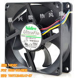 NIDEC T80T12MS1A7-57 T07 8CM 8025 12V 0.30A 4线温控 散热风扇