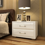 床头柜简约 现代时尚 白色亮光烤漆床头柜 储物柜 特价包邮 A11