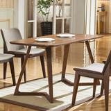 福建省实木桌椅餐桌组合美式乡村餐厅餐桌椅原木长方型会议桌630
