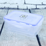 耐热大容量长方形微波炉便当盒塑料果蔬收纳密封学生带盖保鲜饭盒