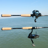 猎手征途碳素2.1米直柄枪柄水滴轮路亚竿套装钓鱼竿马口雷强竿