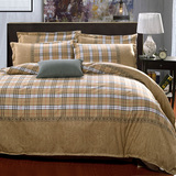 床上用品全棉四件套棉质被套枕套床单式简约单人床1.8米2.0米包邮
