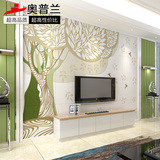 奥普兰现代简约瓷砖电视背景墙 3d客厅沙发立体影视墙砖壁画 风华
