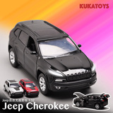 彩珀合金声光回力汽车模型儿童玩具礼物吉普Jeep自由光越野车
