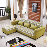 三人布艺沙发床宜家小户型客厅1.8米懒人办公室简易可折叠可储物
