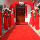 批发红色地毯一次性舞台展会开业结婚庆典长期使用拉绒加厚迎宾毯