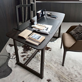 北欧书桌 简约创意书房实木书桌 小户型原木办公桌写字台电脑桌