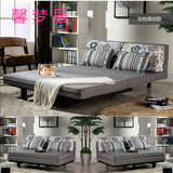 小户型现代多功能沙发床折叠1.8米 可拆洗简易两用布艺懒人沙发床