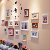 实木框印刷纸质画芯diy数字油画现代客厅装饰画卧室风景花卉人物