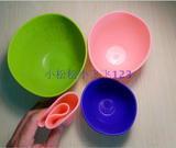 软硅胶碗 面膜碗 调膜碗 DIY面膜工具碗 美容工具批发 大中小号