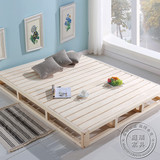 实木板硬床垫席梦思1.2硬床板1.5米排骨架双人1.8榻榻米