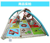 方形音乐游戏毯宝宝爬行垫森林动物字母婴儿游戏毯带支架益智玩具