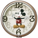 日本直邮正品SEIKO精工儿童迪士尼米老鼠石英机芯挂钟FW576B包邮