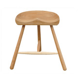 白橡特价日式 北欧实木橡木凳子 简约现代时尚创意坐凳马鞍凳椅子