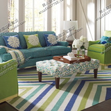 几何图案 地中海风格 客厅地毯 茶几地毯卧室地毯 榻榻米地毯定制