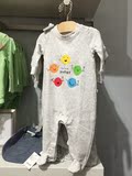 GAP专柜正品代购 男女婴儿 童趣印花一件式连体衣270663