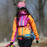 户外正品 新款春秋单层冲锋衣女式运动登山徒步出游防风防雨外套