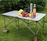 兄弟BRS-z32双面铝合金户外折叠桌椅便携多人野餐桌出游长条桌子