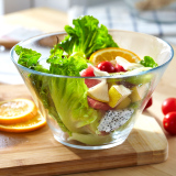 嘉森特里格沙拉碗玻璃透明泡面汤碗水果蔬菜宜家创意色拉饭碗套装