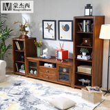 蒙杰西 美式实木电视 1.6米 组合电视柜 乡村美式家具 美式电视柜