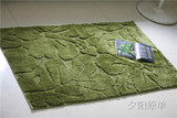 德国原单地毯客厅茶几家用现代地毯客厅军绿色地毯门垫进门纯色