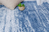 无需品牌专柜代购客厅地垫地毯茶几毯 简约现代日式蓝色渐变地毯