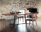 loft美式复古简约餐桌咖啡厅奶茶店桌椅组合铁艺会议桌实木办公桌