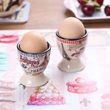 法国创意陶瓷蛋杯蛋托蛋盅鸡蛋杯欧式陶瓷蛋杯蛋架鸡蛋座架包邮