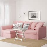 温馨宜家IKEA霍姆桑德转角沙发床带贵妃椅坐卧两用床卧室客厅沙发
