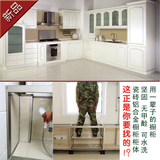 北京耐固瓷砖铝合橱柜厨房厨柜 石英石台面装修整体橱柜定做定