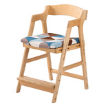 简约儿童学习椅实木拆洗布艺矫姿椅学生椅可升降椅子家用靠背餐椅