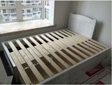 韩式纯实木床儿童床单人床 双人床抽拉床 拖床推拉床 子母床两用