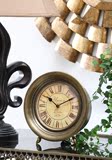可立特 美式风格 桌面时钟，铜色，印度进口 de4746