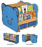 幼儿园儿童卡通造型图书柜木制多层书架学生组合简易小柜子批发
