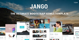 最新Jango1.3.5模板html响应式前端模板 基于bootstrap包更新