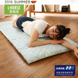 亮马家夏季凉席冰丝午休睡垫可拆洗单人透气床垫子防滑折叠地铺垫