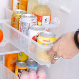 日本进口Inomata厨房收纳筐 冷藏食品盒 冰箱塑料整理筐 小号