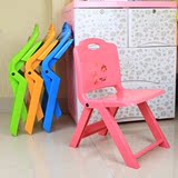 可折叠加厚塑料儿童椅子折叠凳餐椅幼儿园专用椅学习靠背椅小凳子