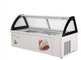 东贝 商用大型冰淇淋展示柜 SDF60-W 冷冻卧式10盘硬冰激凌柜