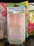 现货 日本代购 阿卡佳宝宝专用手指/指套牙刷乳牙刷清洁口腔套装