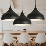 现代简约创意个性办公室吧台铝材工业灯罩餐厅咖啡厅饭店单头吊灯