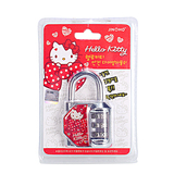 韩国订单 正版sanrio三丽鸥hello kitty不锈钢密码锁  质量靠谱！