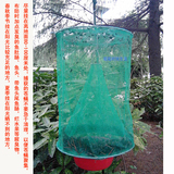 吊式挂式捕蝇笼环保型苍蝇笼折叠式自动捕蝇器苍蝇药送诱饵盆