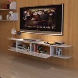 现代简约白色烤漆吊柜电视柜茶几组合小户型客厅卧室储物柜壁挂柜
