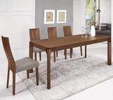 西式木板餐桌长条餐桌长方形大餐桌大户型餐桌八人餐桌六人餐桌椅