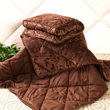 毛绒抱枕被子两用大号汽车三合一靠垫被多功能办公室午睡毯空调被