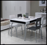 包邮/国际品牌优越欧的家具白色钢琴烤漆简约时尚/OCC603餐椅椅子